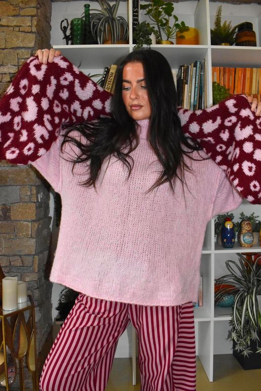 Winnie Oversized Knit Rose